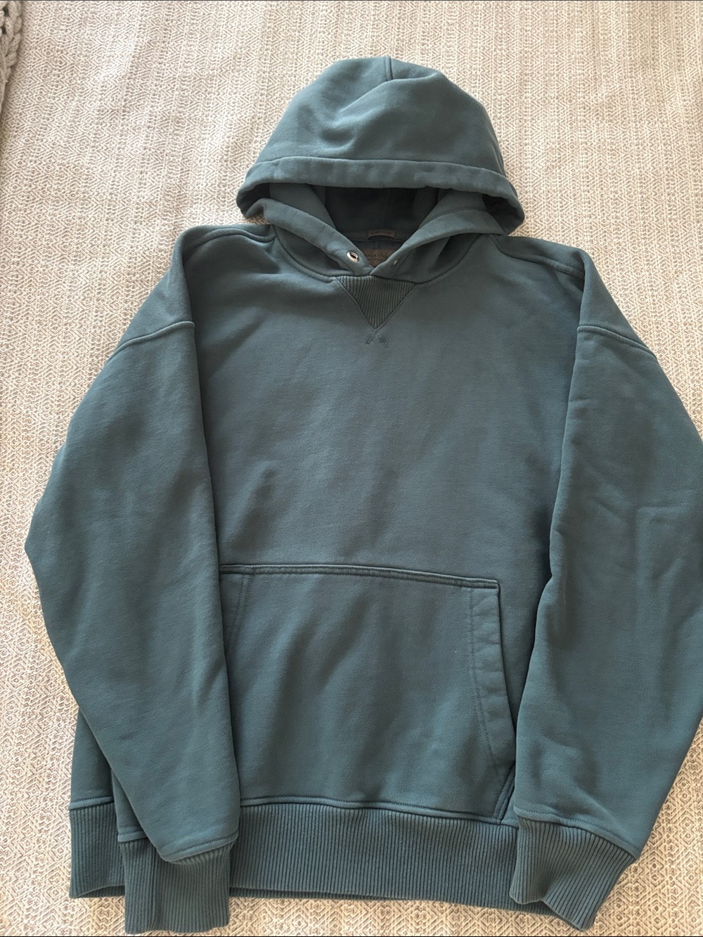 Abercrombie & Fitch Oversized, Heacyweight Hoodie - Teal
